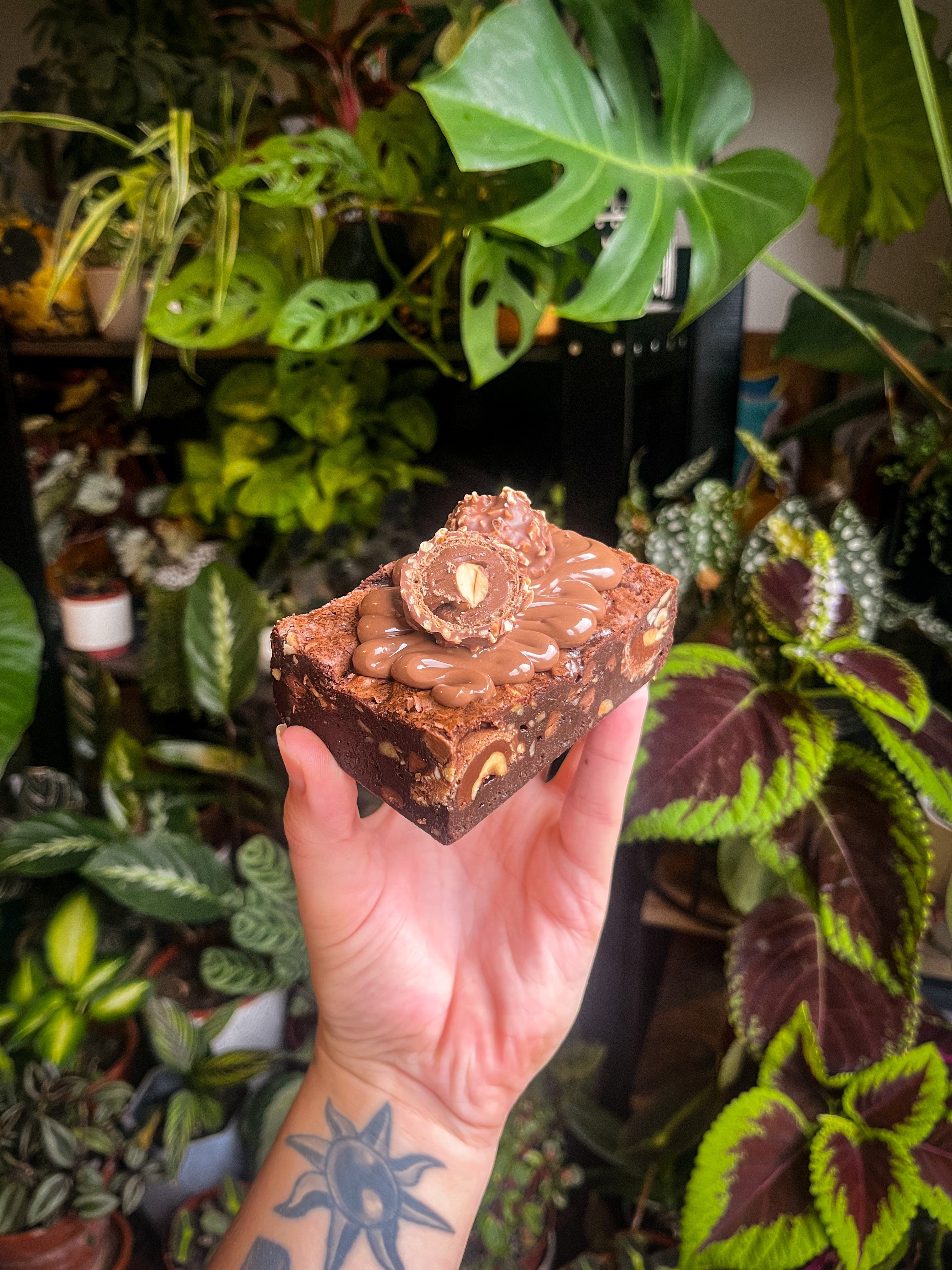 Ferrero rocher brownie