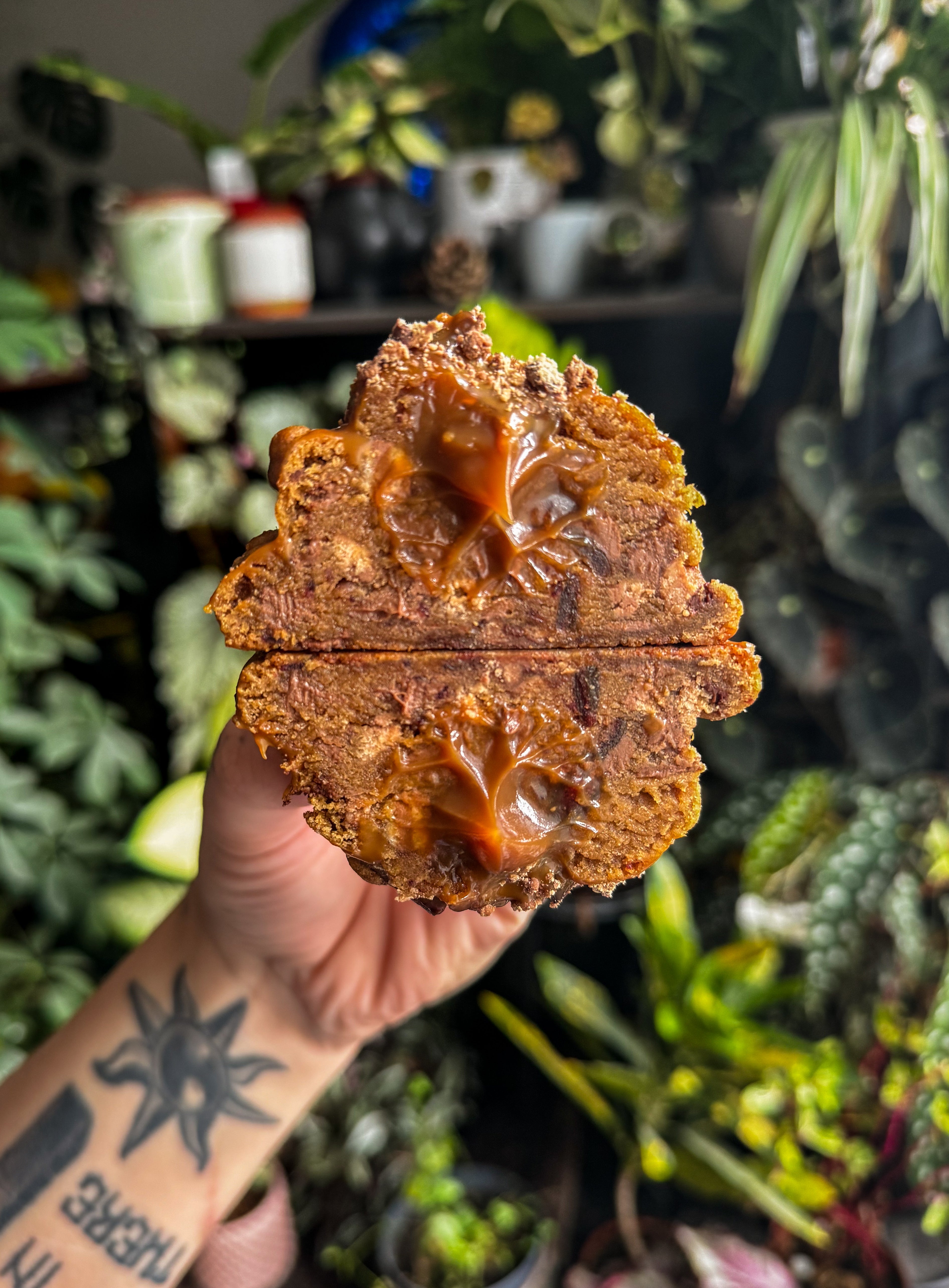 Sticky toffee cookie