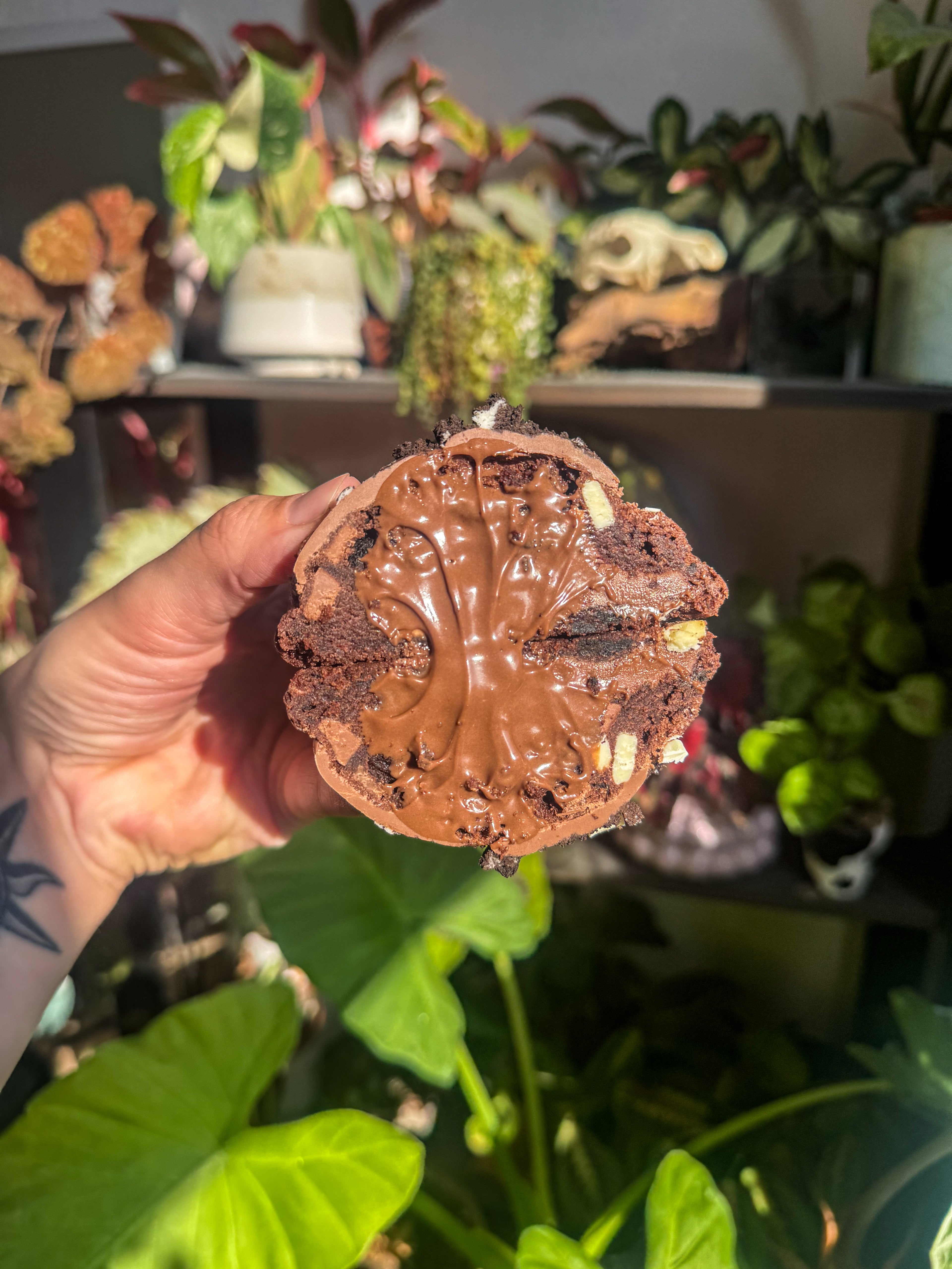 Triple choc oreo cookie