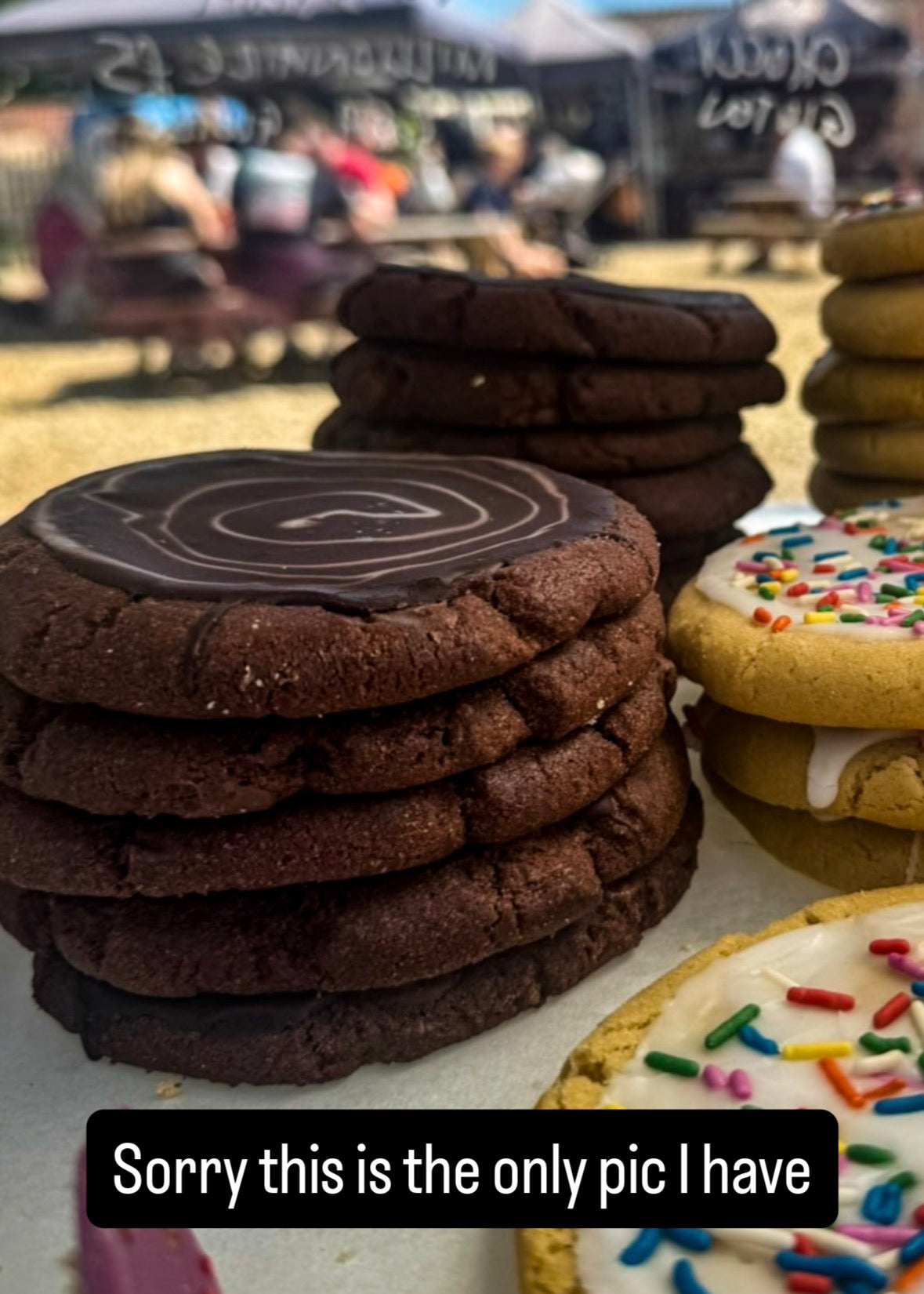 Double choc cookie (vg)