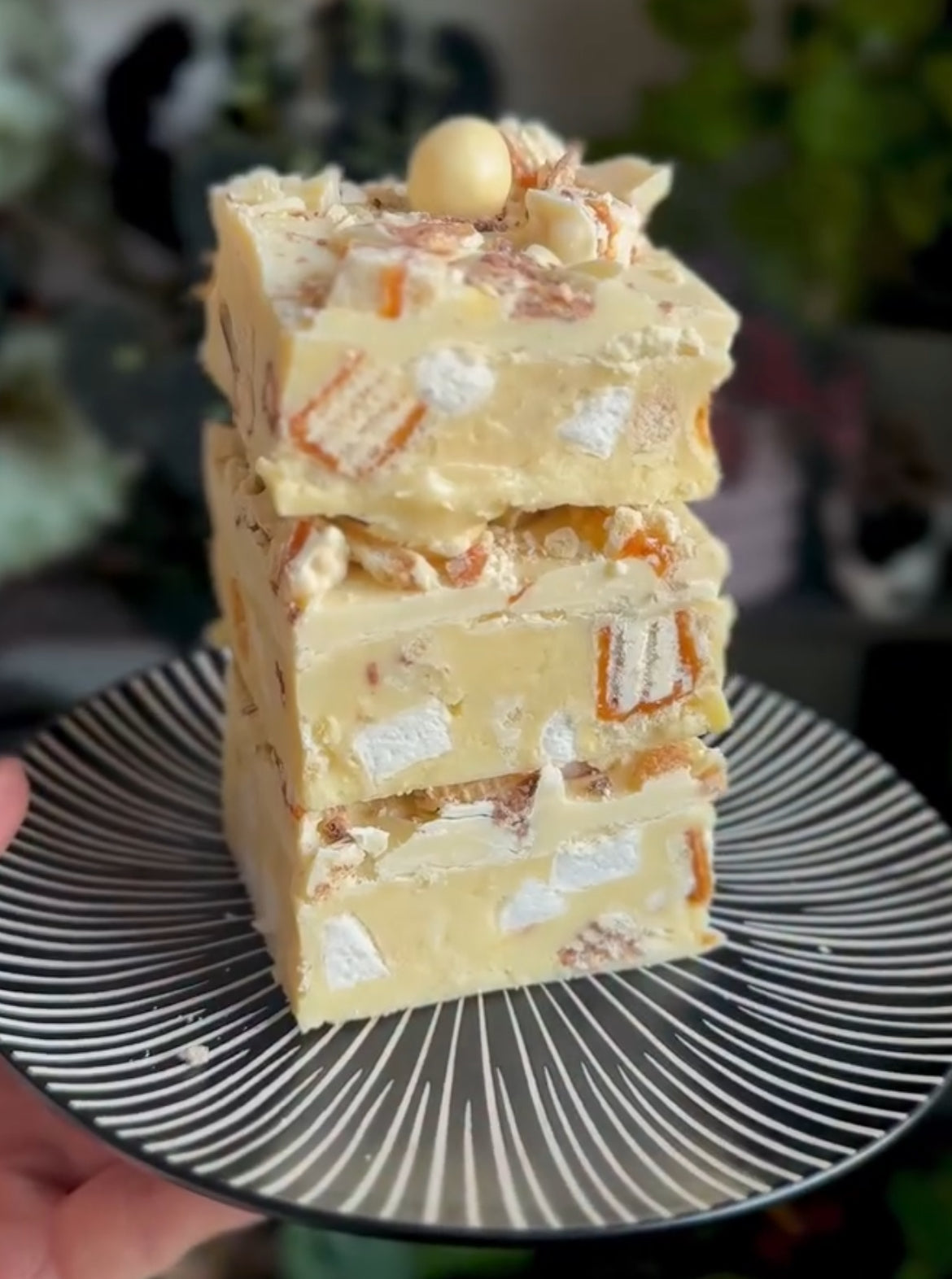 White choccy rocky road