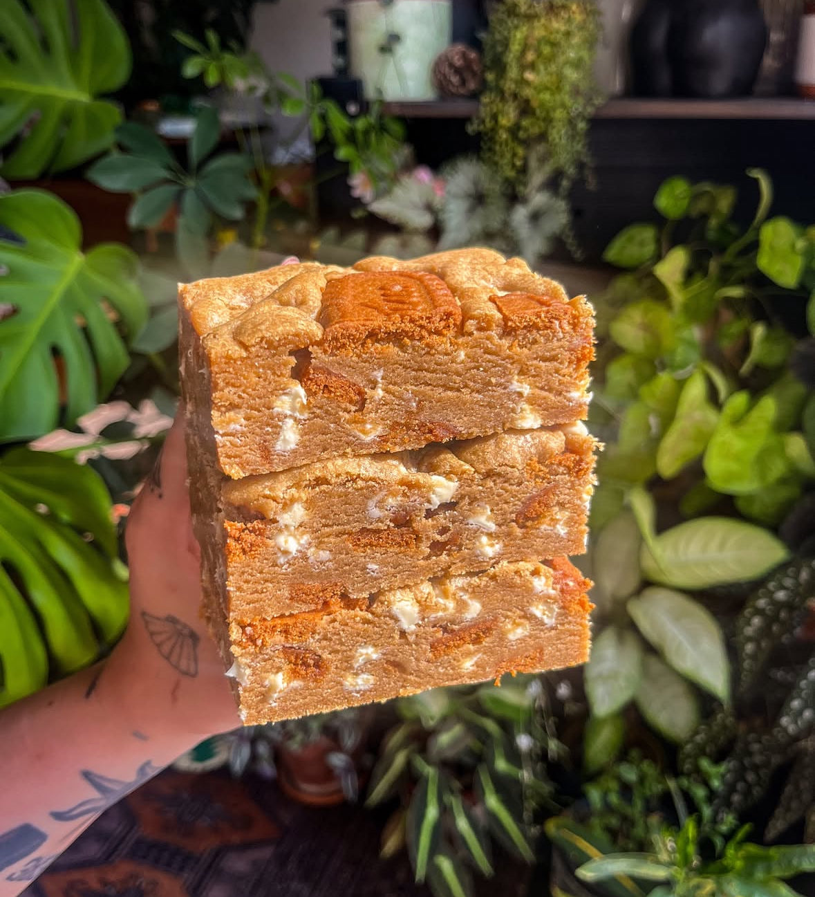 Biscoff cookie bar