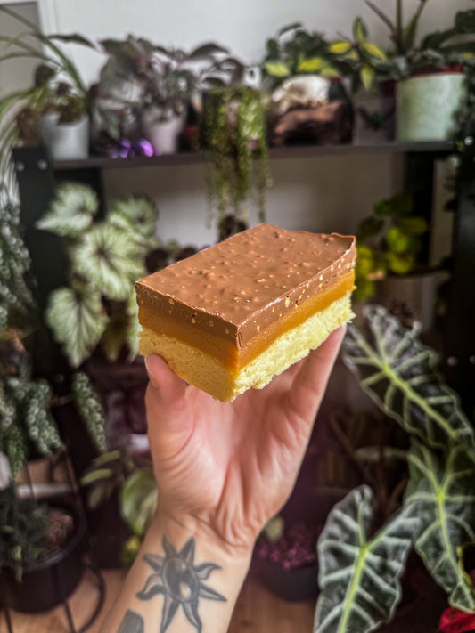 Malteser millionaire’s shortbread